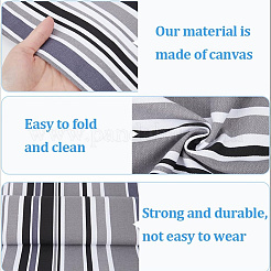 2Pcs Stripe Chair Cloth Canvas&nbsp;AJEW-GF0012-01B