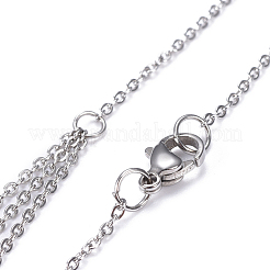 304 Stainless Steel Pendant Necklaces and Stud Earrings Sets&nbsp;SJEW-O099-M