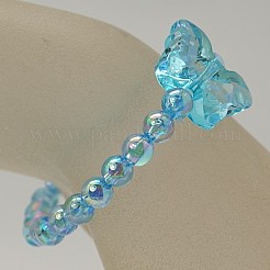 Transparent Acrylic Kids Bracelets for Children's Day Gift&nbsp;BJEW-JB00613-07