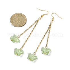 Butterfly Glass Dangle Earrings&nbsp;EJEW-JE05858