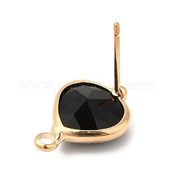 Brass Stud Earring Findings&nbsp;KK-Q777-27LG