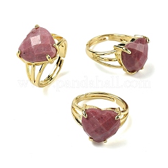 Brass Cuff Open Rings&nbsp;RJEW-D347-01G