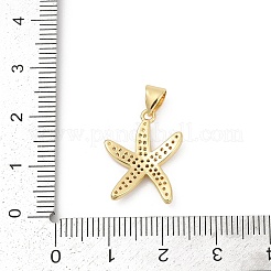 Brass Micro Pave Cubic Zirconia Pendants&nbsp;KK-D317-072G