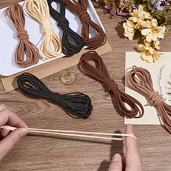8 Bundles 4 Colors Flat Faux Suede Cord&nbsp;LW-CL0001-03A