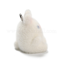 Flocky Opaque Resin Pendants&nbsp;RESI-G112-03D