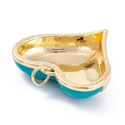 Brass Enamel Pendants&nbsp;KK-P201-24G-A