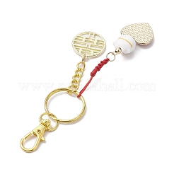 Alloy Enamel Chinese Character Fu Keychain&nbsp;KEYC-JKC00792
