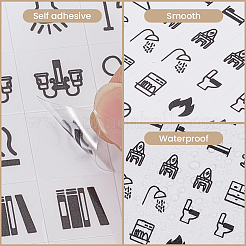 PVC Self-adhesive Stickers&nbsp;DIY-GF0013-33