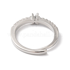 Rack Plating Brass Clear Cubic Zirconia Constellation Adjustable Rings for Women&nbsp;RJEW-S407-08P-04