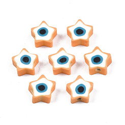 Handmade Polymer Clay Beads&nbsp;CLAY-T019-09J