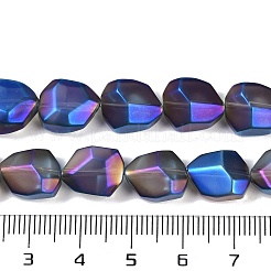 Electroplate Glass Beads Strands&nbsp;EGLA-C009-01A-FR02