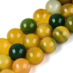 Dyed Natural Agate Beads Strands&nbsp;G-Q606-45A-03