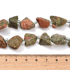 Natural Unakite Beads Strands&nbsp;GG-CBA0B77-A16-03