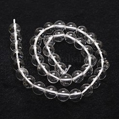 Natural Quartz Crystal Beads Strands&nbsp;X-G-D840-61-8mm