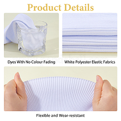 Polyester Elastic Fabrics&nbsp;DIY-WH0622-517B