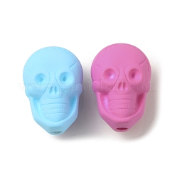 Opaque Spray Painted Acrylic Beads&nbsp;X-MACR-M026-03