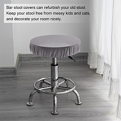Fiber Stretch Round Bar Stool Covers&nbsp;AJEW-WH0307-33B