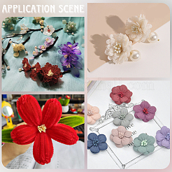 5 Bundles 5 Colors Gypsum with Cotton Cord Artificial Flower Core&nbsp;DIY-GF0014-07B