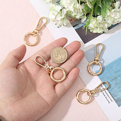 Alloy Swivel Lobster Claw Clasps & Spring Gate Rings&nbsp;HJEW-CA00006-02