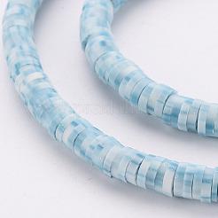 Handmade Polymer Clay Bead Strands&nbsp;X-CLAY-S094-4mm-A10