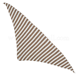 Polyester Striped Knitted Triangle Scarf for Women&nbsp;AJEW-WH20070-106B
