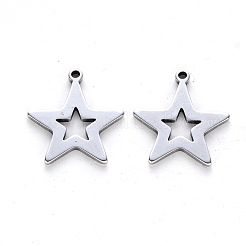 Tarnish Resistant 201 Stainless Steel Pendants&nbsp;X-STAS-N092-14