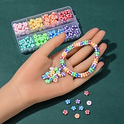 224Pcs 8 Colors Handmade Polymer Clay Beads&nbsp;CLAY-YW0001-53