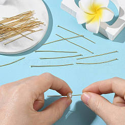 SHEGRACE Brass Flat Head Pins&nbsp;XGRQ1A404-330G