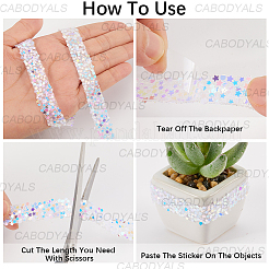 5M Rhinestone Ribbon&nbsp;OCOR-CY0002-01B