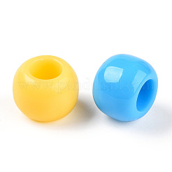 Opaque Acrylic Beads&nbsp;SACR-N018-06B-M