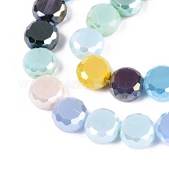 Electroplate Glass Beads Strands&nbsp;EGLA-N022-03A-A09