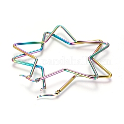 304 Stainless Steel Hoop Earrings&nbsp;STAS-D171-06A-M