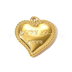 304 Stainless Steel Pendants&nbsp;STAS-OY009-47G