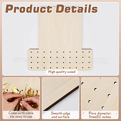 2Pcs Wood Wreath Boards&nbsp;DIY-FG0006-77C