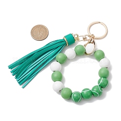 Imitation Leather Tassel Keychain&nbsp;KEYC-JKC01129