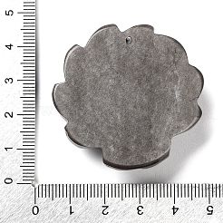 Natural Silver Sheen Obsidian Pendants&nbsp;G-G098-02A