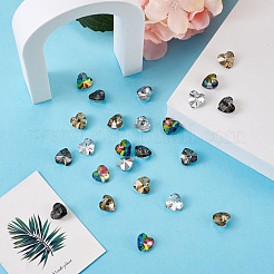 Electroplated Glass Charms&nbsp;EGLA-TA0001-07