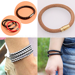 Brass Locking Tube Magnetic Clasps&nbsp;KK-SC0001-11