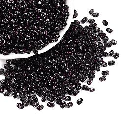 Picasso Spray Painted Glass Seed Beads&nbsp;SEED-T006-04-36