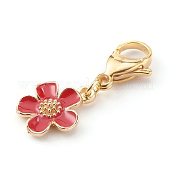 Zinc Alloy Enamel Pendants&nbsp;HJEW-JM00432