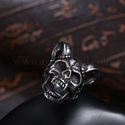 Men's Stainless Steel Finger Rings&nbsp;RJEW-BB29863-8