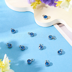 10Pcs Glass Rhinestone Charms&nbsp;STAS-TA0003-26E