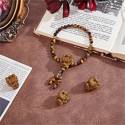 4Pcs Wood Beads&nbsp;WOOD-PH0003-90F