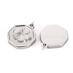 Non-Tarnish 316 Surgical Stainless Steel Pendants&nbsp;STAS-S116-124P