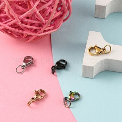 5Pcs 5 Colors 304 Stainless Steel Lobster Claw Clasps&nbsp;STAS-YW0001-57