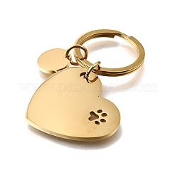 304 Stainless Steel Keychains&nbsp;KEYC-K024-01G