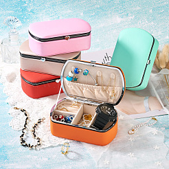 PU Leather Jewelry Storage Box&nbsp;LBOX-TAC0001-01B