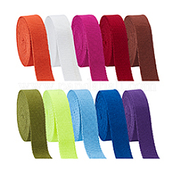 30M 10 Colors Polycotton Ribbon&nbsp;OCOR-PH0006-62