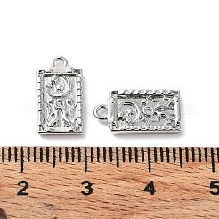 Rack Plating Brass Micro Pave Cubic Zirconia Pendants&nbsp;KK-K333-91P