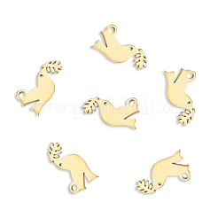 Ion Plating(IP) 201 Stainless Steel Charms&nbsp;STAS-N098-130LG